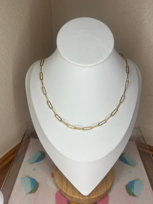 Paperclip necklace